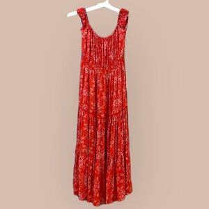 Abel the Label size M Strawberry Kisses maxi dress off shoulder‎